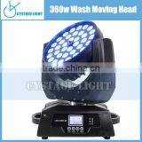 36x10W Triangle Programs LED Wash Moving Head Light thumbnail-3