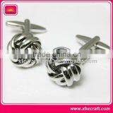 Fashion Zinc Alloy Chinese Knot Design Metal Button Cufflinks