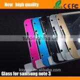 2.5D Titanium Alloy Brushed Metal Tempered Glass Screen Protector for Samsung Galaxy Note 3 thumbnail-3