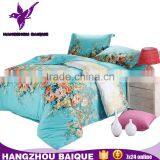 Pure Cotton Blue Flowers Printed King Bedding Set thumbnail-1