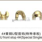 Brass U Top Stopper No.4 Special Single Grain Zipper Garment Accessories thumbnail-1