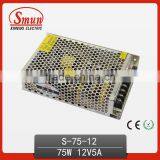 75W 12V 6A DC Output Switching Power Supply S-75-12 thumbnail-3