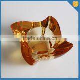 Langxu Colored Hand Painted Cheap Glass Candle Holder for Taper Candles thumbnail-3