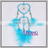Double Love Heart Dream Catchers With Feathers Wall or Car Hanging Ornament Dceor thumbnail-6