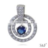 q8882530 Lead Free Jewelry Alloy pave diamond pendant