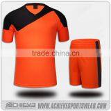 Good Quality of Youth Soccer Uniforms Sets, Wholesale Soccer Referee Shirt thumbnail-1