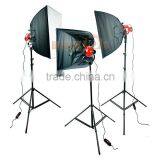 800W Red Head Quartz Tungsten Continuous Light Softbox Kit