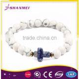 ODM OEM Available Blue Spot Unisex Bracelet Jewelry Men Beads thumbnail-1