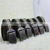 zinc alloy automatic buckle durable canvas military webbing belt for men