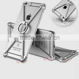 Hot Selling Creative Phone Case Scratch-proof Case for IPhone 6s Case Bumper Metal Fram With X Stand Functional Ring Holder Cove thumbnail-3