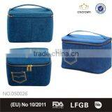 Denim Canvas 2-way Zip Cool Bag Exclusive Cool Bag thumbnail-1