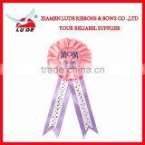 2015 Wholasale Holiday Gift Award Ribbon Rosettes/satin Badge Ribbon thumbnail-1