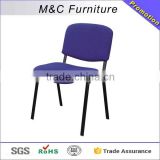Metal frame cheap stackable conference chair without tablet