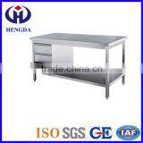 Commercial Kitchen Work Table With Drawers thumbnail-1