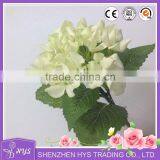Cheap Real Touch Artificial White Hydrangea Flower thumbnail-1