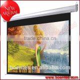 Projector Wall Mounted Motorized Matte White Projection Screen for Conference Equipment thumbnail-6
