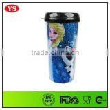 16 Ounce Removable Plastic mg With Glitter Card for Gift thumbnail-6