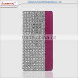 5 Inch Mobile Cell Phone Case Best Austrian Diamond PU Leather Flip Cover for Samsung Galaxy Grand I9082 thumbnail-2
