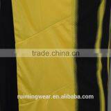 Black Yellow Soccer Jersey for Men Sportswear With Football Jersey Patches thumbnail-3