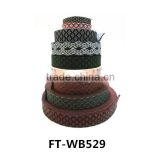 custom jacquard webbing belt-new design jacquard belt FT-WB529