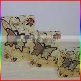 Fashionable Colourful Paper Gift Packing Bag With Butterfly Design thumbnail-1