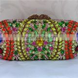 Multi - color Colorful crystal stone and rhinestone evening clutch Cute fish Evening Bags FH04-1