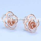 SCI152 Rose Flower Sterling Sliver Earring 2016 thumbnail-3