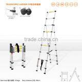 10+10 DETACHABLE COMBI TELESCOPIC LADDER(A Type) (aluminium+plastic)/DOUBLE LADDER EN131 thumbnail-3