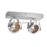 Surface Mounted Halogen Spot Light & Silver 70w Spotlight
