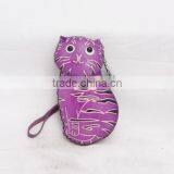 Handmade Leather Large Cat Coin Purse thumbnail-3