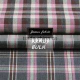 100%Cotton Heather Carbon Peached Check Shirting Fabric thumbnail-1