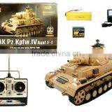 1:16th Scale Dak Panzer Kampfwagen IV RTR R/C Airsoft Battle Tank thumbnail-1
