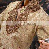 MENS SHALWAR KAMEEZ JAMAWAR FABRICS thumbnail-1