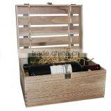 Chinese Factories Wholesale Custom 6 Bottles of Red Wine Champagne Boxes, Beautiful Gift Box
