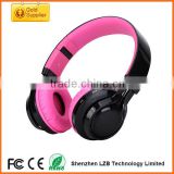 2015 OEM Brand Name New LED Light Stereo Bluetooth Headphones with Mp3 Player