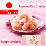 Tasty and Japanese shrimp flavored rice crackers snack food , sample available