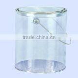 High Quality Wholesale CMYK Printing Round Shape With Handle Blank Box for Packating Tea Tin Box