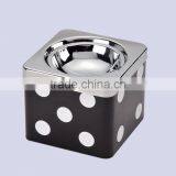High Quality Square Shape Cigar/cigarette Tin Ashtray, Luxury Metal Ashtray, Custom Ash Tray With Lid, Cheap Ashtray