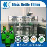 Трехфункциональная машина для мойки, наполнения и укупоривания стеклянных бутылок водой thumbnail-1