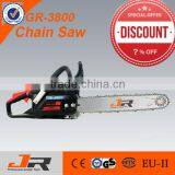 Hot Sale 38cc Hand Tools Chain Saws With Oregon Chain and Bar thumbnail-4