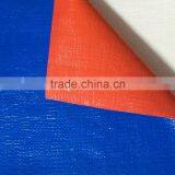 Vinyl Coated Fabric Blue Orange Waterproof Plastic Tarpaulin Canvas thumbnail-1