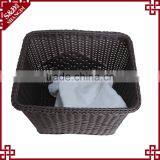 Hot Selling 2017 Fashion Popular Cane Laundry Basket With PE Plastic thumbnail-6