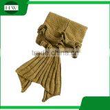 Best Christmas Gift Soft Fiber Baby Kids Children Knitted Crochet Mermaid Blanket Tail thumbnail-4