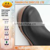 Black Steel Toe PVC Boots for Men thumbnail-4