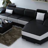 2017 Lizz European Style Leather Sofa thumbnail-1