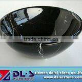 Polished Nero Marquina Black Marble Bathroom Vanity Wash Basins thumbnail-1