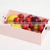 Cy268 Decorative Plastic Home Office Storage Boxes Desktop Basket Organizer Handle Bathroom Kitchen Home Office Tidy Box thumbnail-4