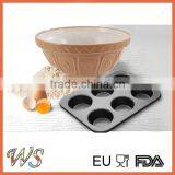 WS-D0610 6 Cups Carbon Steel Muffin Pan thumbnail-2