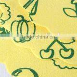 3pc Round Felt Cloth Placemat Printed Coaster thumbnail-2