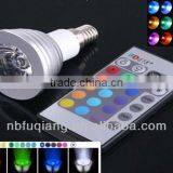 3W RGB Led Spotlight With Remote Control